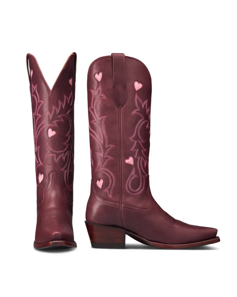 TECOVAS THE ANNIE HEARTS WINE - BOOT LADIES  - W21111WIN