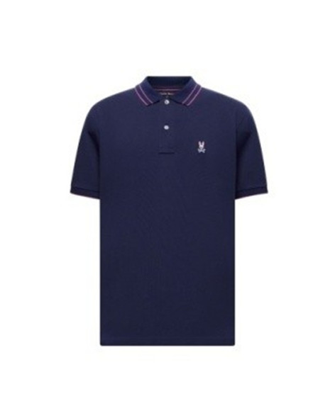 PSYCHO BUNNY REX PERFORMANCE PIQUE EVE BLUE - MENS POLO  - MT0100203-402