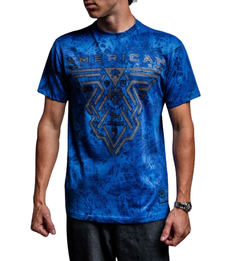 AMERICAN FIGHTER MIDNIGHT PALACE BLUE - MENS SHIRT  - FM16727