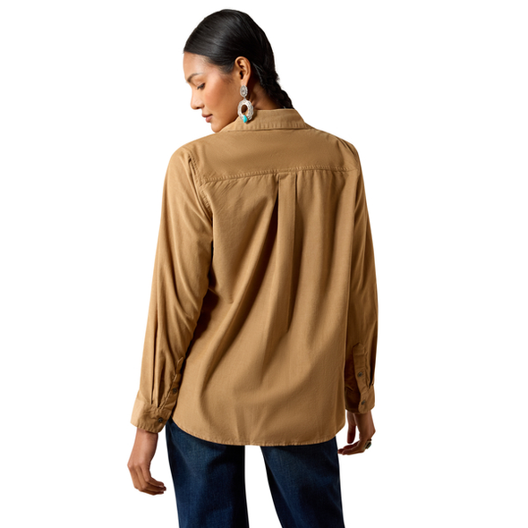 ARIAT BILLIE JEAN TIGERS EYE TAN - LADIES SHIRT  - 10079396