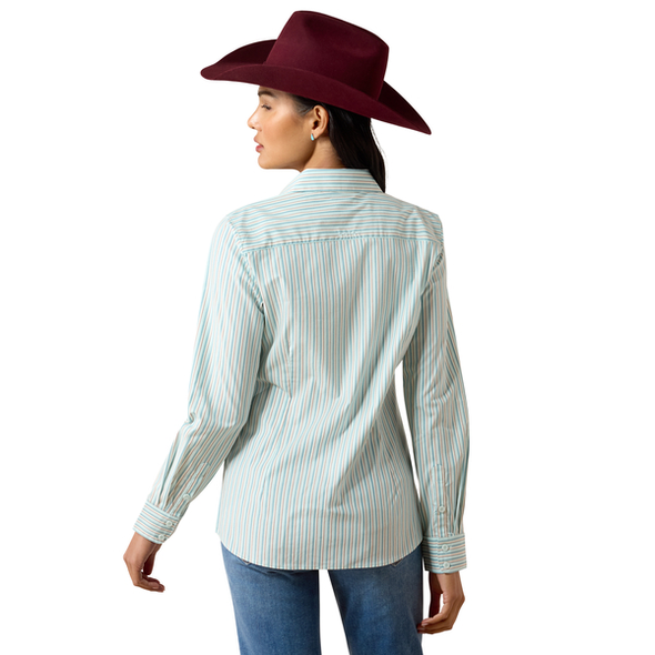 ARIAT KIRBY SALTWATER HENNA STRIPE - LADIES SHIRT  - 10079441