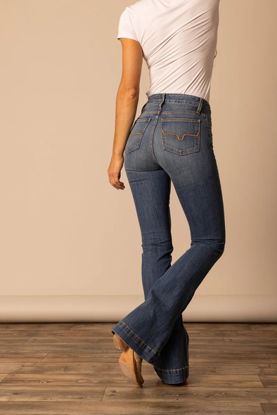 KIMES RANCH JENNIFER MID ULTRA HIGH RISE - LADIES JEANS  - WJE0000008-BL036