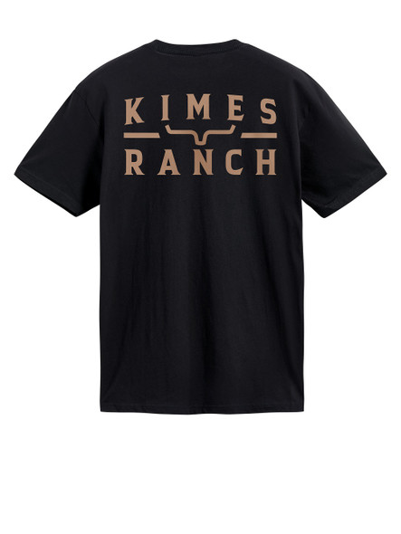 KIMES RANCH BACK BRANDED BLACK - MENS TEE  - MSH0000250-BK001