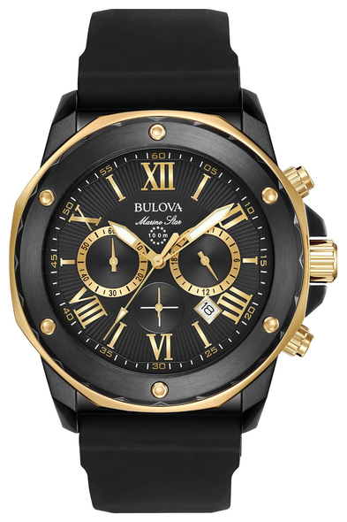 BULOVA MARINE STAR BLACK GOLD - ACCESSORIES WATCH BULOVA - 98B278
