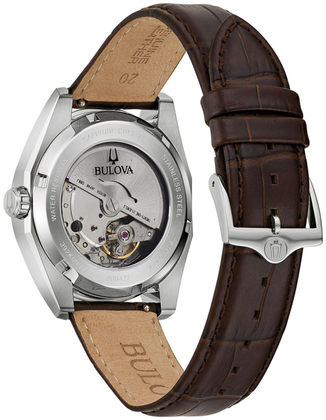 BULOVA SURVEYOR PISTACHIO BRN LEATHER - ACCESSORIES WATCH BULOVA - 96B427