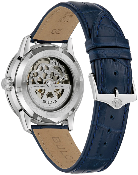 BULOVA SUTTON  AUTOMATIC BLUE LEATHER - ACCESSORIES WATCH BULOVA - 96A330