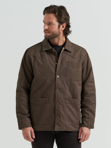 WRANGLER REVERSIBLE TURKISH COFFEE - MENS JACKET  - 112381923