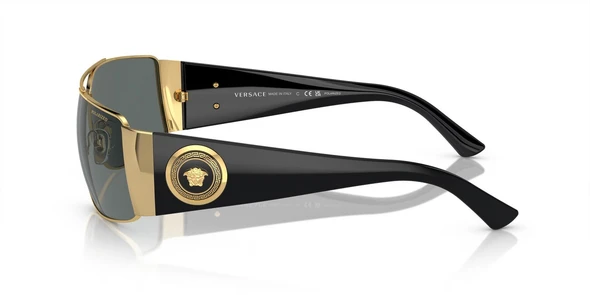 VERSACE GOLD BLACK DARK GREY POLAR - SUNGLASS VERSACE  - 2163100281