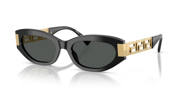 VERSACE CAT EYE BLACK WITH GOLD - SUNGLASS VERSACE  - 4501GB1/87