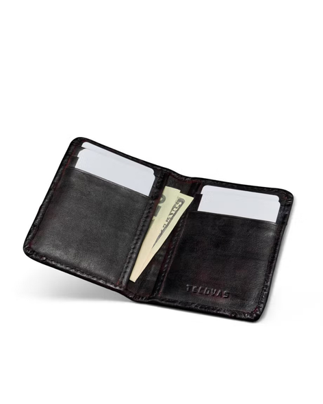 TECOVAS OSTRICH BILLFOLD BLACK CHERRY - ACCESSORIES WALLET  - 30560BCH