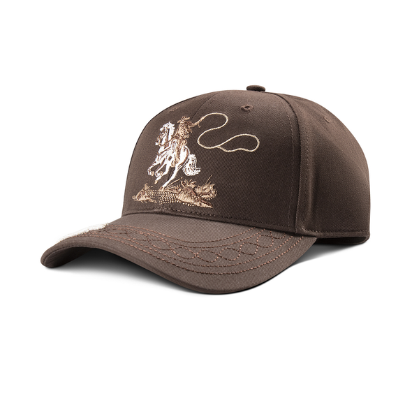ARIAT ROPING COWBOY BROWN - HATS CAP  - A300096502