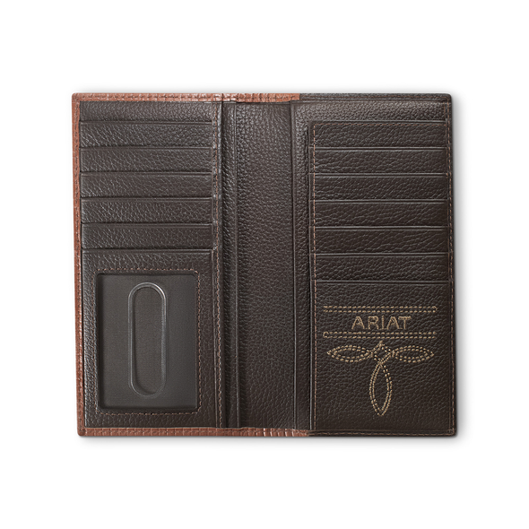ARIAT RODEO SHIELD PATCH BROWN - ACCESSORIES WALLET  - A3569102