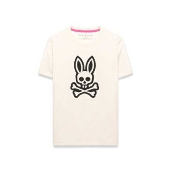 PSYCHO BUNNY ELIJAH PRISTINE GRAPHIC  TEE - KIDS BOYS SHIRT - KT0200191-250