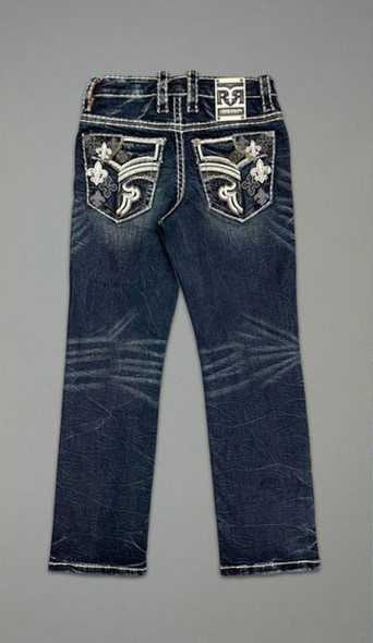 ROCK REVIVAL THORNE J202 YOUTH STRAIGHT - KIDS BOYS JEANS - RB5805J202R