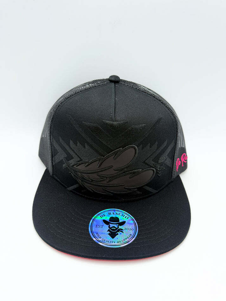 DE RANCHO CAMALEON PINK FEATHERS - HATS CAP  - CAMALEON PINK