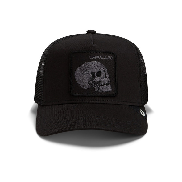 GOORIN BROS TONAL SKULL BLACK - HATS CAP  - 101-3712-V0I01
