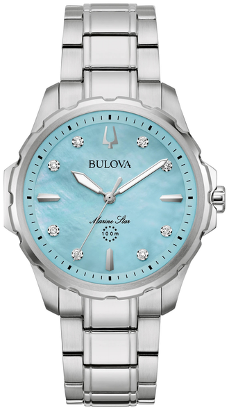 BULOVA MARINE STAR BLUE MOTHER PEARL - ACCESSORIES WATCH BULOVA - 96P248