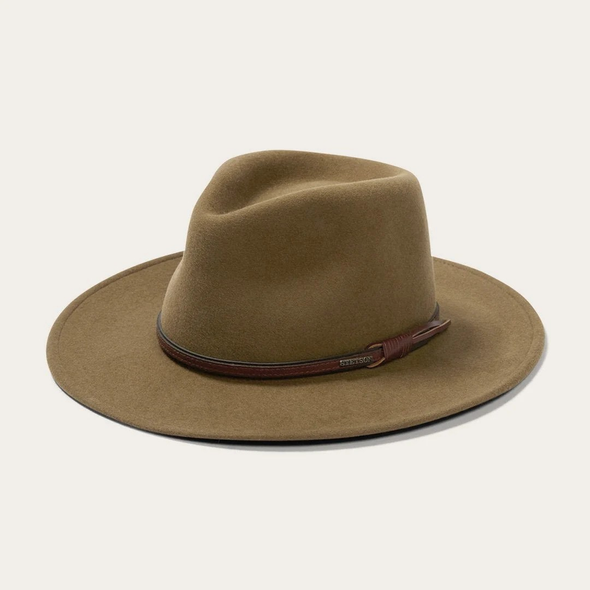 STETSON BOZEMAN LIGHT BROWN OUTDOOR - HATS WOOLS  - TWBOZE-8130C7