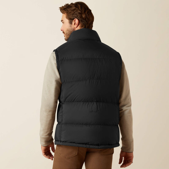 ARIAT ULTRAPUFF DOWN BLACK VEST - MEN VESTS  - 10065819