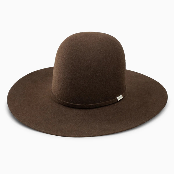 RESISTOL FIVE STAR CHOCOLATE OPEN CROWN - HAT FELTS  - RFFVST-164222