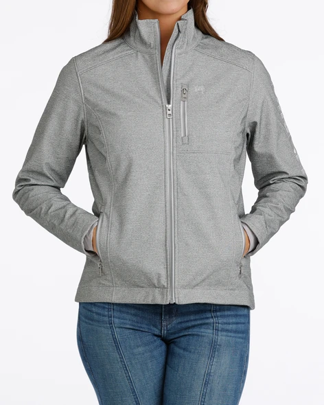 CINCH GREY TEXTURED SOFTSHELL - LADIES JACKET  - MAJ9856008