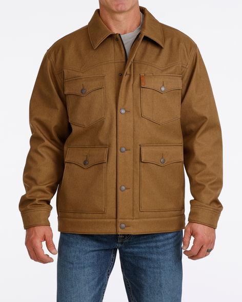 CINCH BROWN BONDED CHORE - MENS JACKET  - MWJ1551002