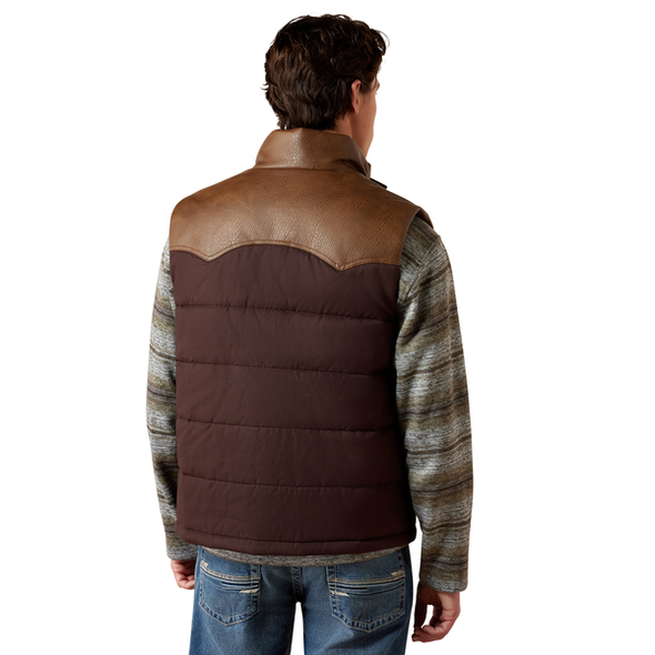 ARIAT WESTERN QUILTED MOLE VEST - MEN VESTS  - 10079280