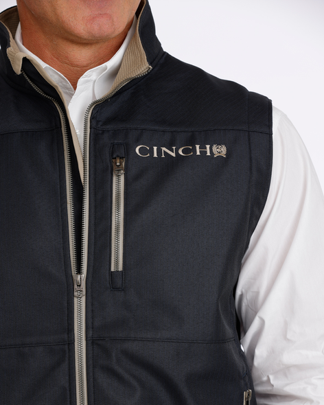CINCH NAVY LOGO BONDED VEST - MEN VESTS  - MWV1515032