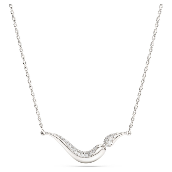 SWAROVSKI STERLING SILVER  ROUND WHITE - SWAROVSKI CLASSICA NECKLACE - 5740342