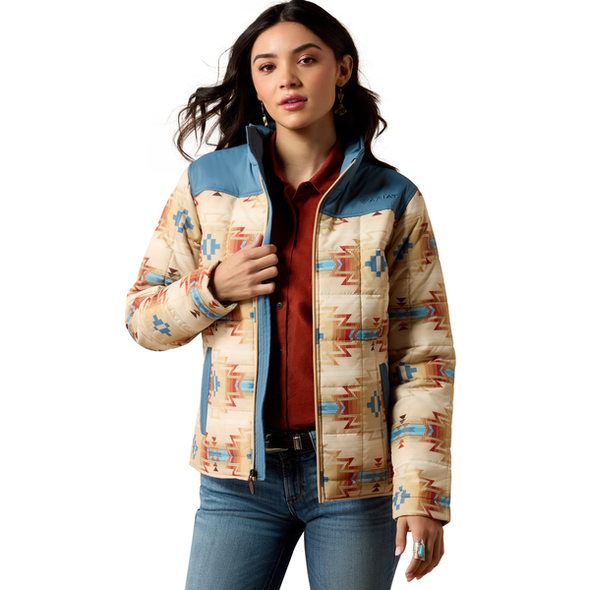 ARIAT CIRUS INSULATED SOUTHWEST BLUE - LADIES JACKET  - 10079470