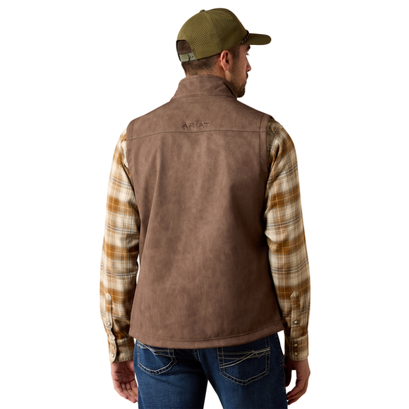 ARIAT VERNON WREN FAUX LEATHER - MEN VESTS  - 10079403