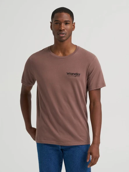 WRANGLER COFFEE QUARTZ FOR THE RIDE - MENS TEE  - 112383938