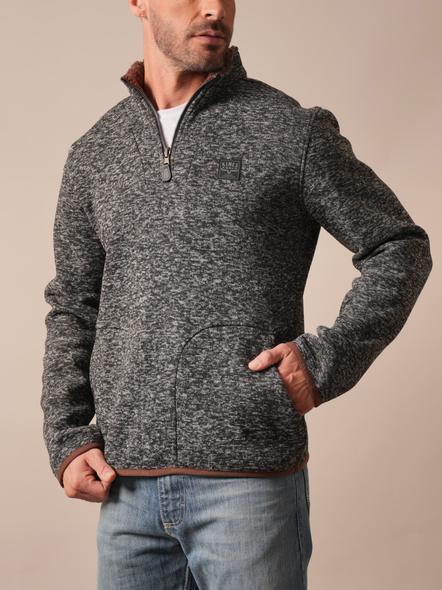 KIMES RANCH FONTANA  BLACK 1/4 ZIP - MENS JACKET  - MSW0000016-BK001