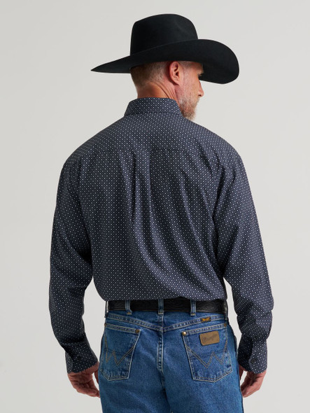 WRANGLER GEORGE STRAIT DIAMOND BLACK - MENS SHIRT  - 112385375