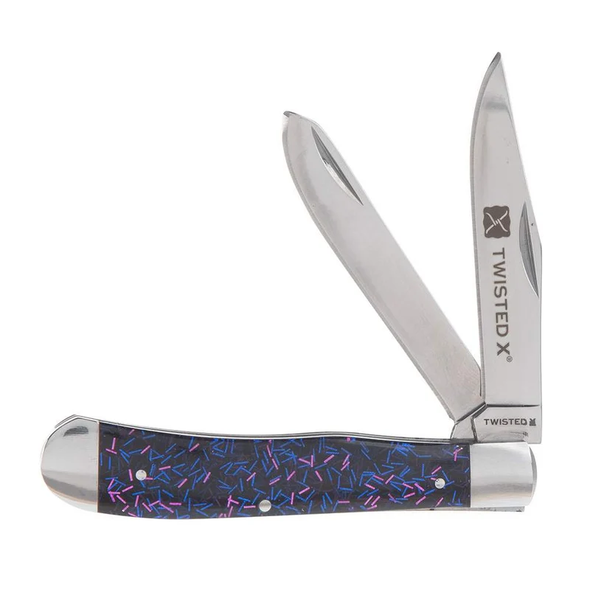 TWISTED X PURPLE FIREWORK TRAPPER - ACC KNIVES  - XK410