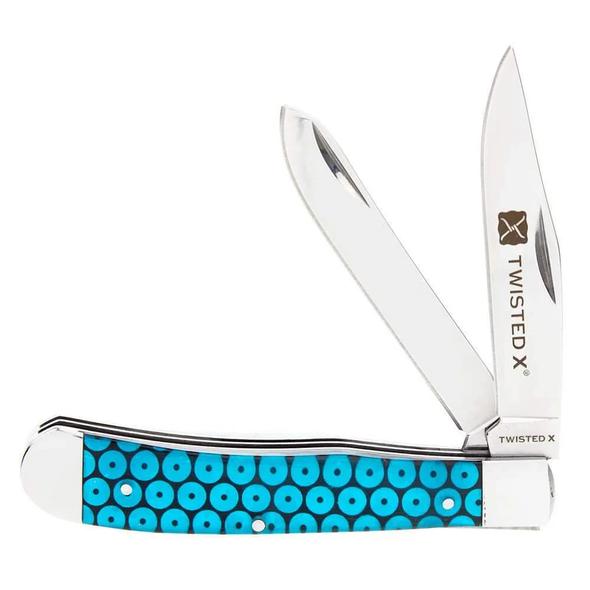 TWISTED X TRAPPER BLUE SEQUIN 4" - ACC KNIVES  - XK411