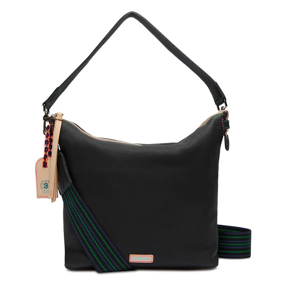 CONSUELA CYNDI HOBO BLACK PEBBLED - ACCESSORIES PURSES HANDBAG - HOBO5085SBLKOS