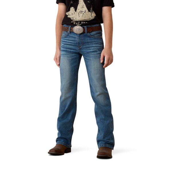 ARIAT B4 RELAXED HUCK BOOT CUT - KIDS BOYS JEANS - 10080870