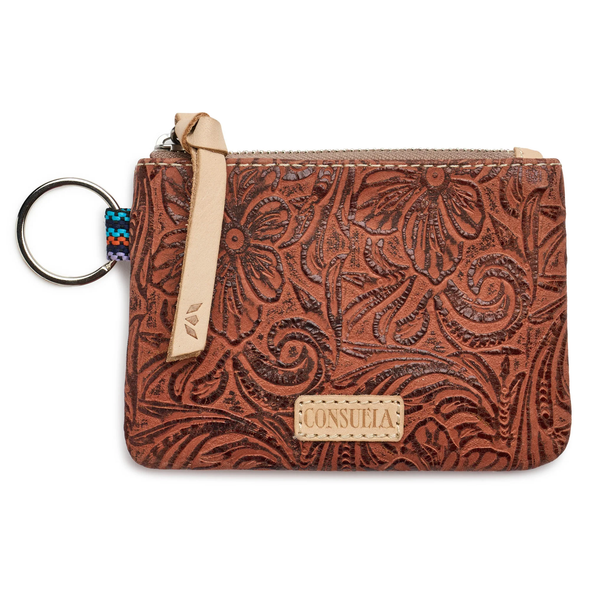CONSUELA SALLY POUCH BROWN TOOLED - ACCESSORIES PURSES CLUTCH - TNYP1440VFSQOS