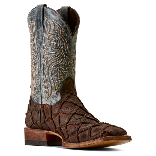 ARIAT CHOCOLATE BASS PRINT BOOT - BOOT MENS WESTERN - 10080345