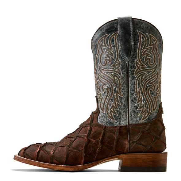 ARIAT CHOCOLATE BASS PRINT BOOT - BOOT MENS WESTERN - 10080345