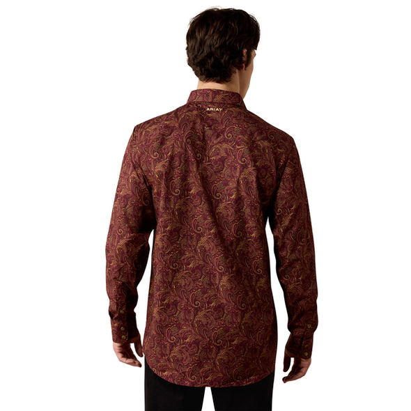 ARIAT WF REVA ZINFANDEL PAISLEY - MENS SHIRT  - 10080616