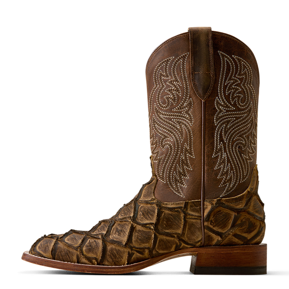 ARIAT RIVERSIDE TAN BASS PRINT - BOOT MENS WESTERN - 10080347