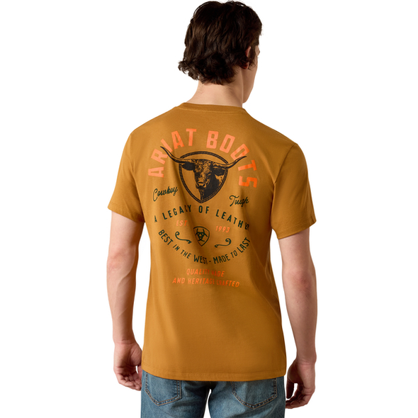 ARIAT STAMPEDE CRAFT - MENS TEE  - 10080739