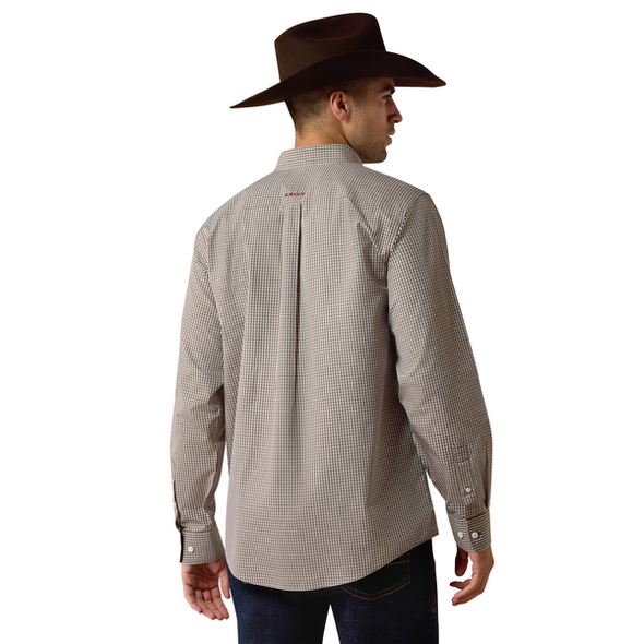 ARIAT WF GRAPE LEAF MICRO PLAID - MENS SHIRT  - 10080614