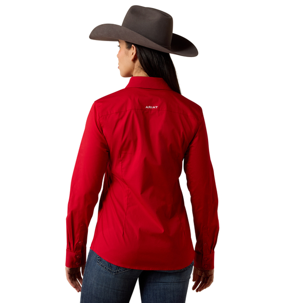 ARIAT KIRBY SAVY RED - LADIES SHIRT  - 10080644