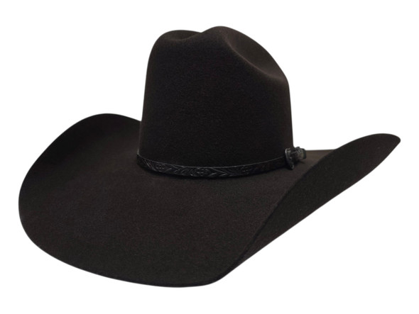 JUSTIN  ROCK CREEK 3X ESPRESSO BROWN - HATS WOOLS  - JF0242ROCK42-ESPRESSO