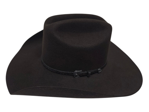 JUSTIN  ROCK CREEK 3X ESPRESSO BROWN - HATS WOOLS  - JF0242ROCK42-ESPRESSO