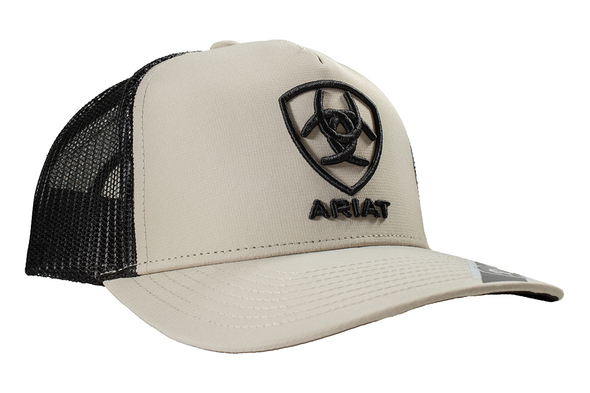 ARIAT ARIAT EMBROIDER LOGO KHAKI - HATS CAP  - A3000876243