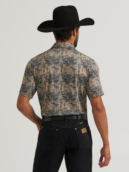 WRANGLER ATG X KELP LANDSCAPE - MENS POLO  - 112384250